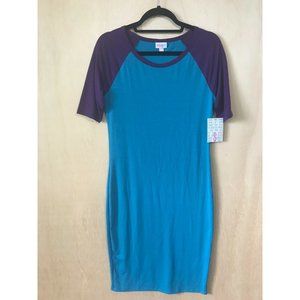 LuLaRoe Julia Small Bodycon Booty Dress NWT Purple